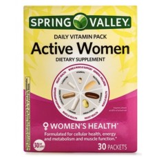 Spring Valley Suplemento Vitamínico Diário para Mulher Active Women Daily (Contém 30)